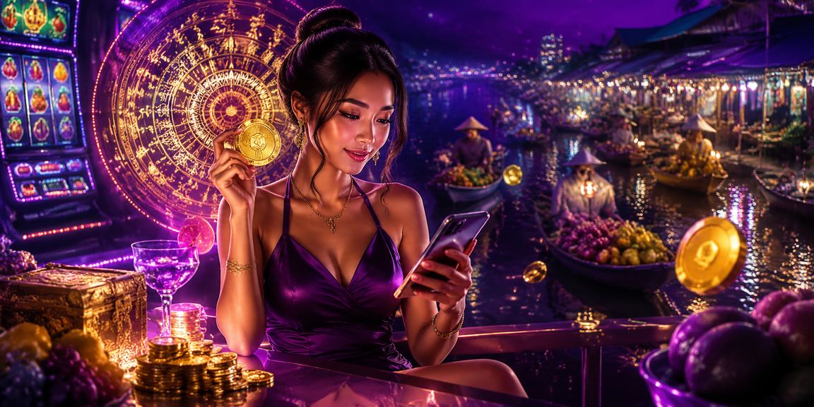 Không gian slot neon tại Mekong nhắc nhở chơi game có kiểm soát
