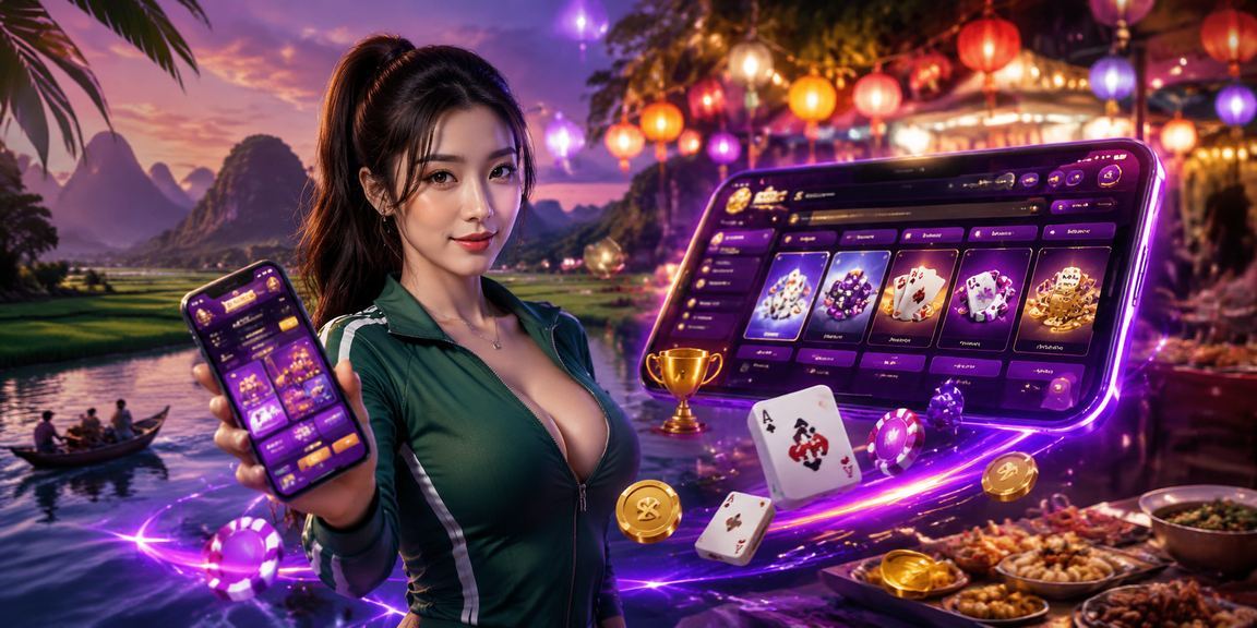 Chợ đêm Ninh Bình minh họa không khí theo dõi thể thao buổi tối